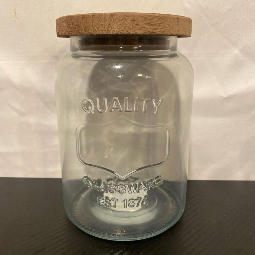 Farmhouse Glass‎ Storage Jar